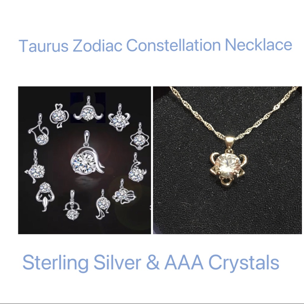 Taurus Zodiac Constellation Necklace New